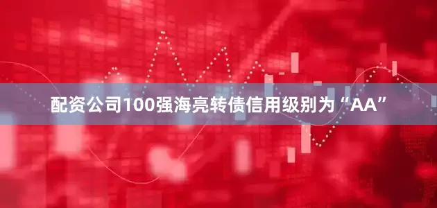 配资公司100强海亮转债信用级别为“AA”