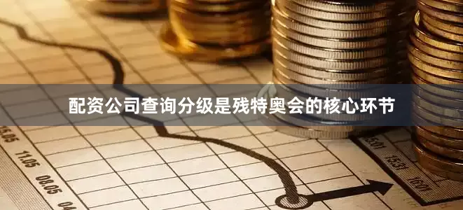 配资公司查询分级是残特奥会的核心环节